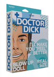 Dr Dick Blow Up Party Doll Vanilla