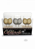 Glitterati Boobie Candles 4pc Set