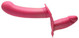 Strap U 28x Dbl Dildo Harness W/rc Pink