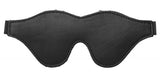 Strict Black Fleece Lined Blindfold