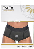 Em Ex Fit Harness Med Gray