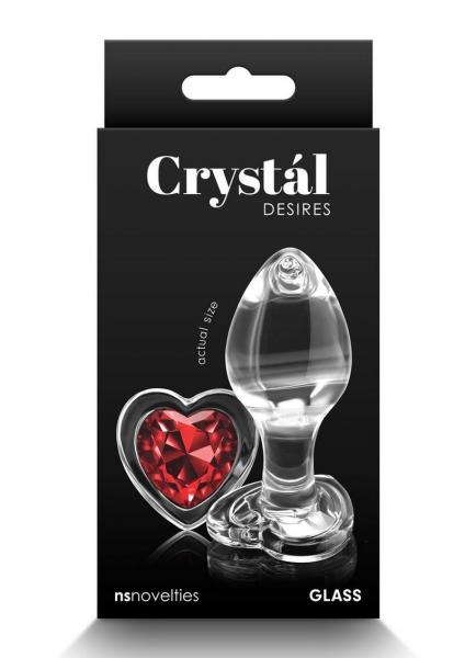 Crystal Desires Red Heart Medium