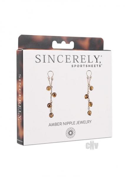 Sincerely Amber Nipple Jewelry