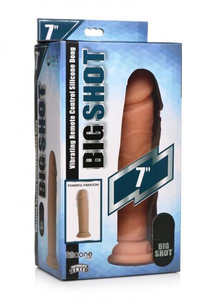 Big Shot Vibe Silicone Dildo 7 Ivory