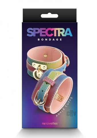 Spectra Bondage Ankle Cuff Rainbow