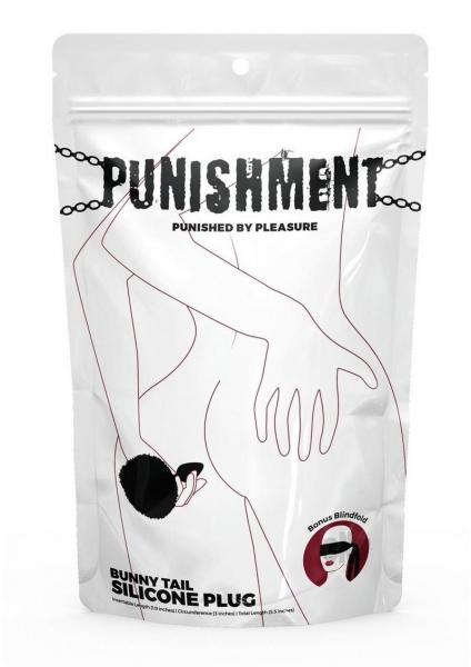 Punishment Bunny Tail Plug Black