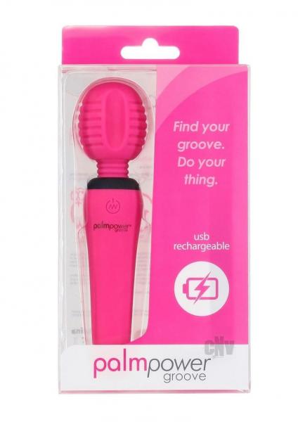 Palmpower Groove Mini Wand Fuchsia