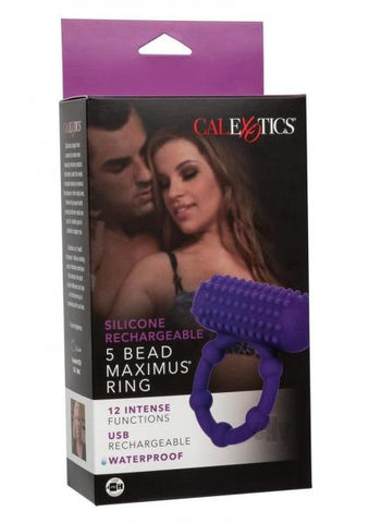 Silicone Recharge 5 Bead Maximus Ring