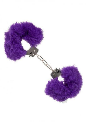 Ultra Fluffy Furry Cuffs Purple