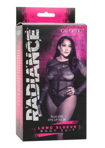 Radiance Long Sleeve Body Suit Ps Black