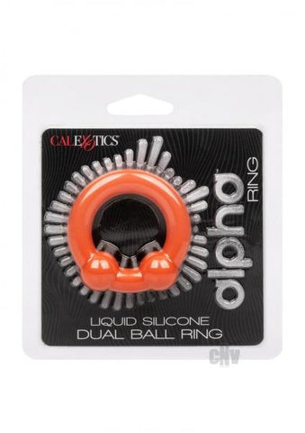 Alpha Liquid Silicone Dual Ball Ring Orn