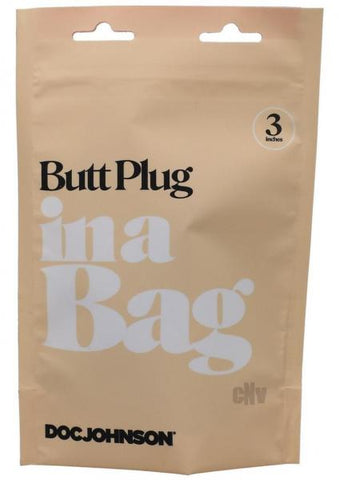 In A Bag Anal Plug 3in Black