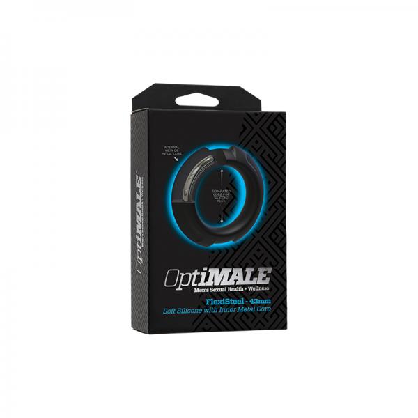 Optimale Flexisteel Cockring 43mm Black