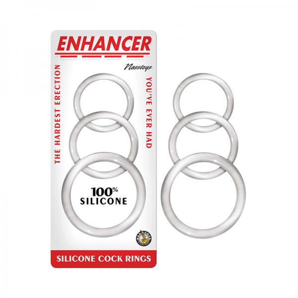 Enhancer Silicone Cockrings Clear