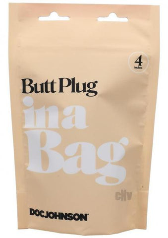 In A Bag Anal Plug 4in Black