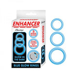 Enhancer Glow Rings Blue