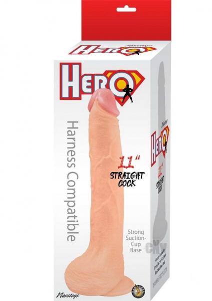 Hero Straight Cock 11 White