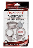 Dominant Submissive Coll Cockring Cuffs