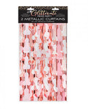 Glitterati Penis Foil Curtain Set Of 2