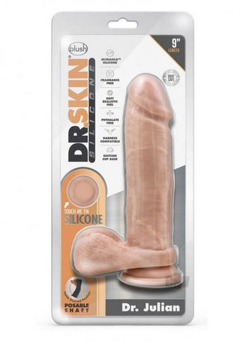 Dr Skin Silic Dr Julian 9 Dildo Vanilla