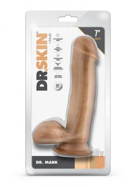 Dr Skin Mr Mark 7 Dildo Balls Tan