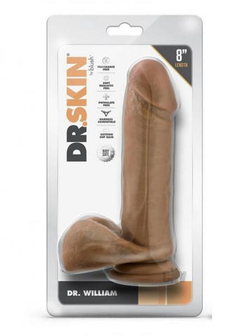 Dr Skin Dr William 8 Dildo Balls Tan