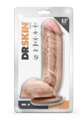 Dr Skin Mr D 8.5 Dildo Balls Beige