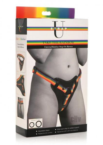 Strap U Take The Rainbow Harness