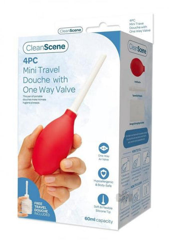 Cleanscene Mini Travel Douche Set 4pc