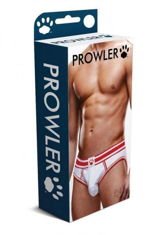 Prowler White/red Open Brief Xxl