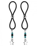 Bijoux De Nip Nipple Halos Star Charm Blue Black