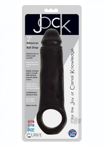 Jock Penis Enhancer W/strap 2 Black