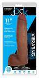 Jock Vibrating Dong W/balls 11 Caramel