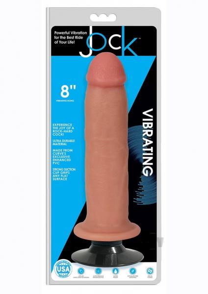 Jock Vibrating Dong No Balls 8 Vanilla