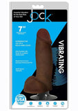 Jock Vibrating Dong W/balls 7 Chocolat