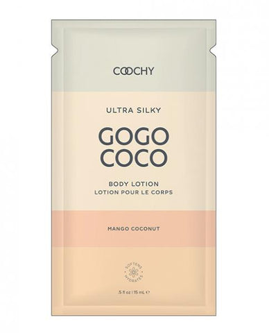 Coochy Ultra Silky Body Lotion Foil - .35 Oz Mango Coconut