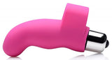 G-thrill Silicone Finger Vibe - Magenta