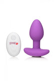 10x Pop Rocker Vibrating Silicone Plug With Remote - Violet