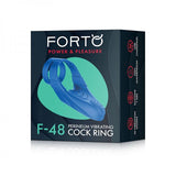 Forto F-48 Perineum Double C-ring - Blue