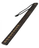 Spartacus Paddle with Gems Brown Floral Print