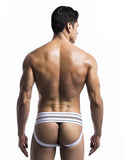 Mob Fetish Jockstrap White Large 3in Waistband(bulk)