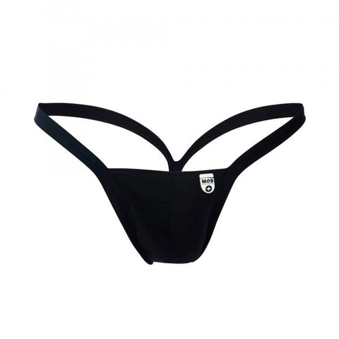 Mob Y Buns Thong Black Medium