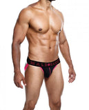 Male Basics Neon Jockstrap Coral Lg