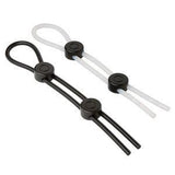 Pro Sensual XL Pro Rings Black & Clear 2 Pack