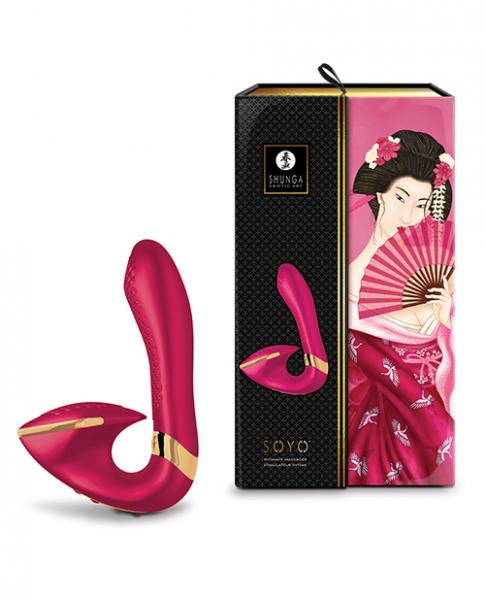 Shunga Soyo Intimate Massager - Raspberry