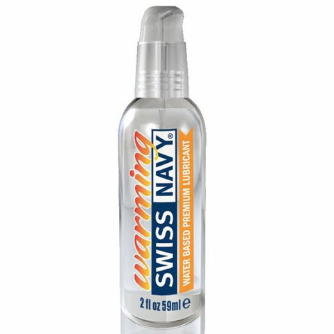 Swiss Navy Warming Water Based Lubricant - 2 Oz