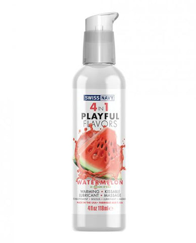 Swiss Navy 4 In 1 Playful Flavors Watermelon 4oz