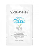 Wicked Simply Aqua Jelle Water Based Lubricant  .1oz