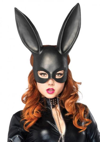 Bondage Bunny Mask Os Black