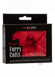 Playful Furry Cuffs Red